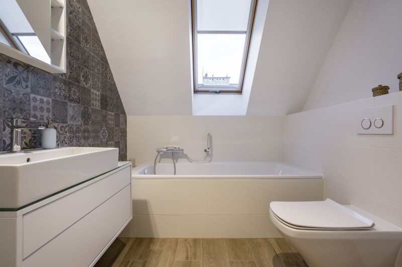 Bathroom with Large Skylight